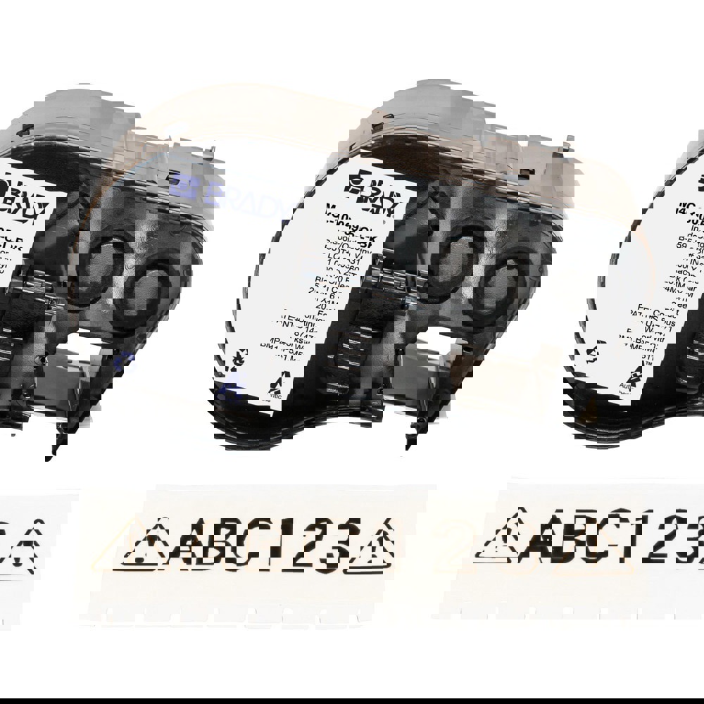 Labels, Ribbons & Tapes; Application: Label Printer Cartridge ; Type: Label Printer Cartridge ; Color Family: Clear ; Color: Black on Clear ; For Use With: BMP41; BMP51; BMP53; M511 ; Width (Inch): 1